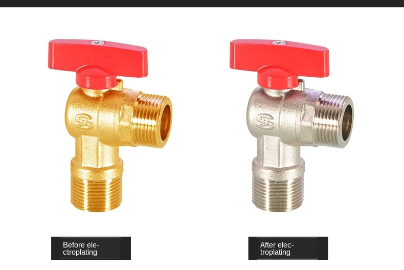 Большой поток угловой вентиль специально для газовых водных heater1/2IN 3/4IN открытая