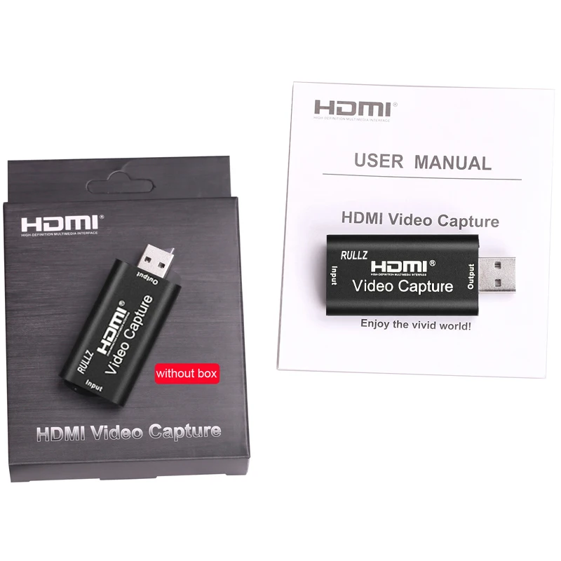 Rullz 4K USB 2 0 Аудио Видео карта захвата 1080P HDMI Камера PS4 игра плата сбора данных видео