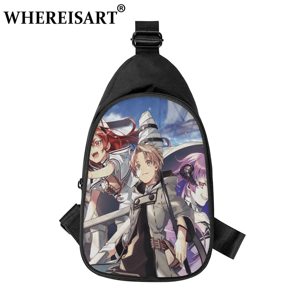 

Сумка на плечо для мальчиков и девочек, с рисунком японского аниме