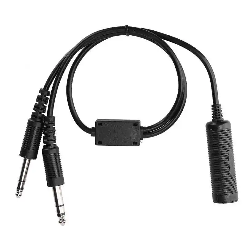 

Radio Replacement Helicopter To General Aviation Headset Adapter Cable David Clark AVCOMM U 174