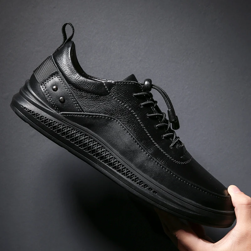 

Casual Sport Shoes Men Casual Shoes Men For Mens Leather Shoe Man Flat Zapatillas Hombre Leisure Sneakers Fashion Sports