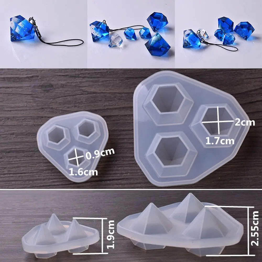 1 шт./Лот силиконовая форма формы для смолы сделай сам маленькая алмазной