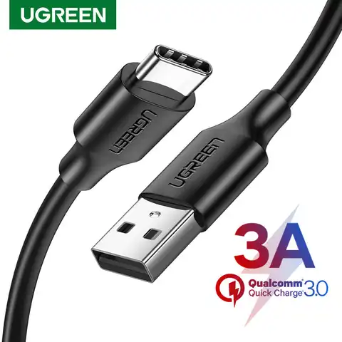 Кабель Ugreen USB Type-C, для Samsung S20, S10, 3A, быстрая зарядка