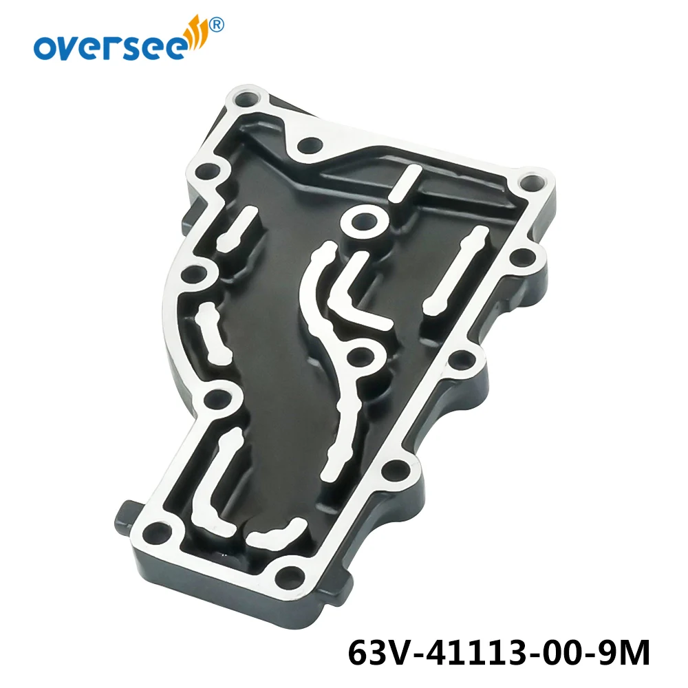 63V-41113 Cylinder Outter Cover For Yamaha Outboard Motor 2T 9.9HP 15HP Exhaust Cover Parsun Hidea Seapro HDX 63V-41113-00