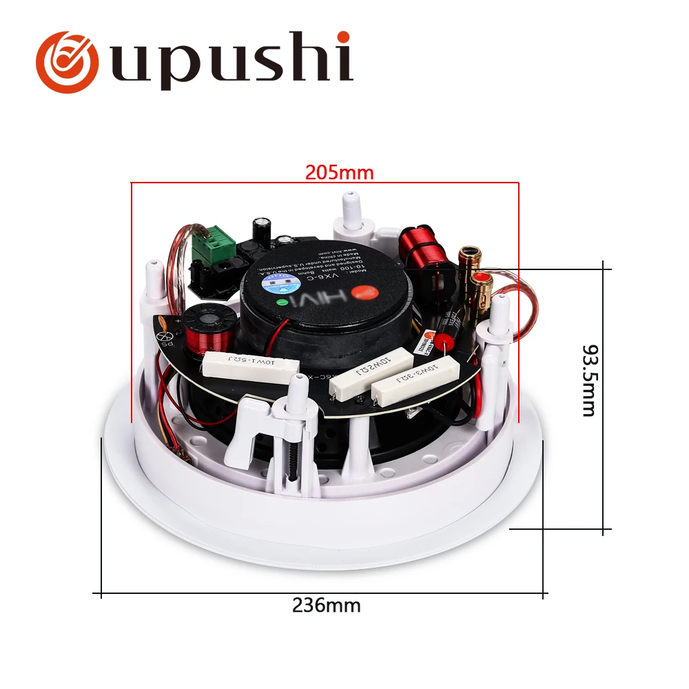 6 5 дюймовый потолочный bluetooth динамик 8 Ом потолочные громкоговорители домашняя