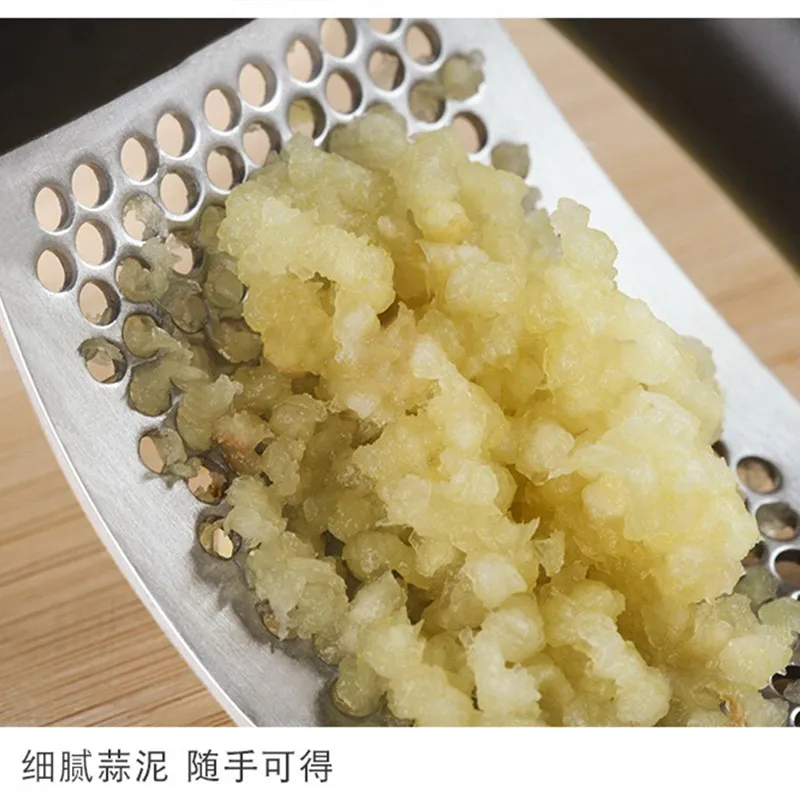 MTL пресс для чеснока нержавеющая сталь чесночная дробилка руководство Мясорубка