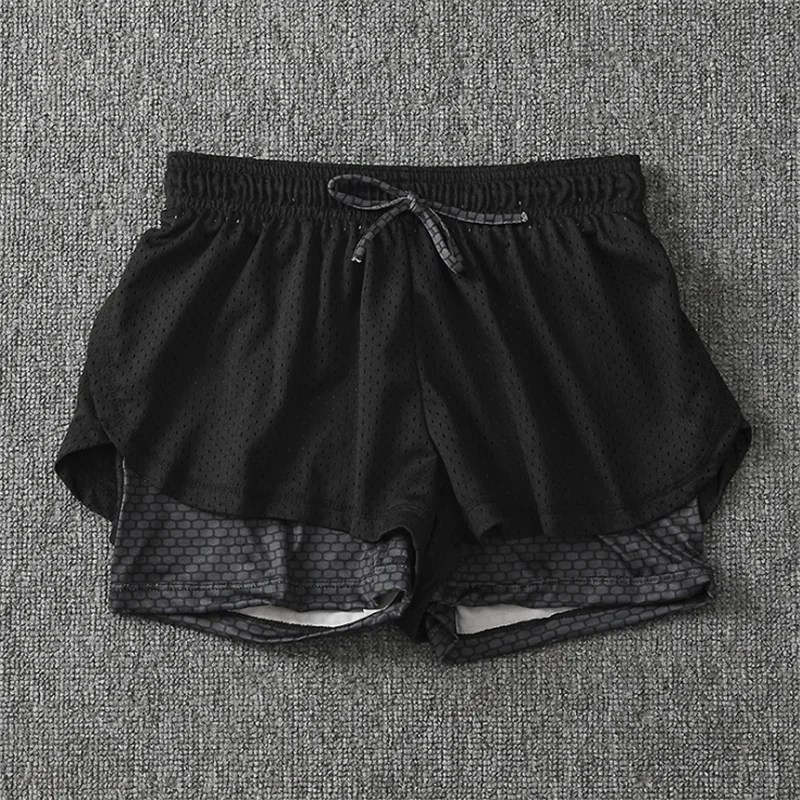

Summer Shorts Women Sports Shorts Anti Emptied Quick-dry Short Outdoor Fitness Plus Size Shorts