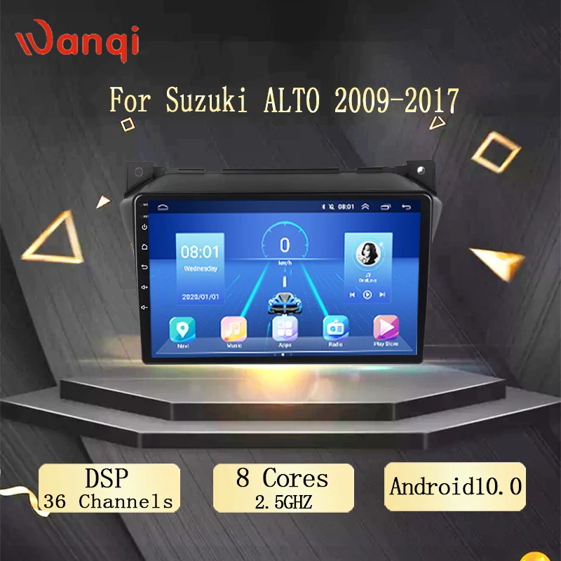 Автомагнитола Wanqi Android 10 0 для Suzuki Alto 2009-2017 DVD-плеер GPS-навигация поддержка AHD |