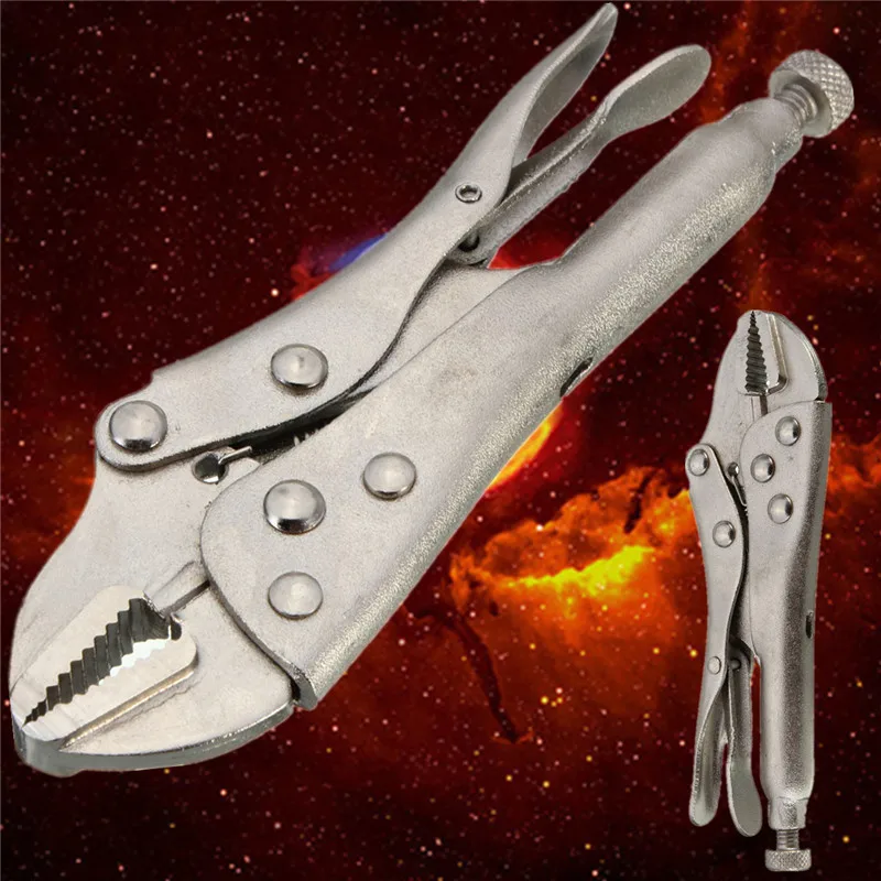 

5 Inch Stainless Steel Welding Tool Adjustable Straight Durable Jaw C Clamp Locking Mole Vice Grips Pliers