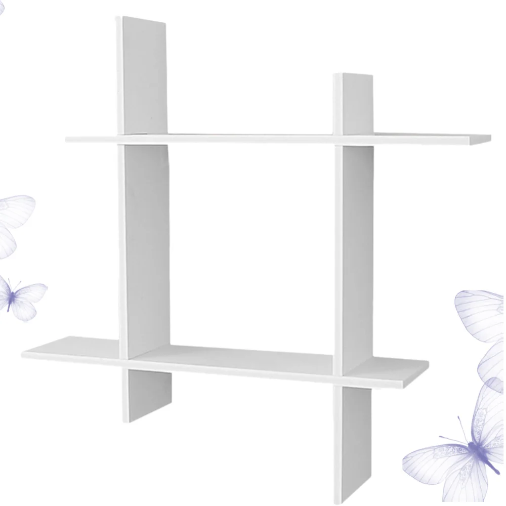 

Creative Wall Rack Delicate Lattice Rack Prcatical Wall Rack Hanging Storage Rack Durable Display Frame for Home Office Room Bar