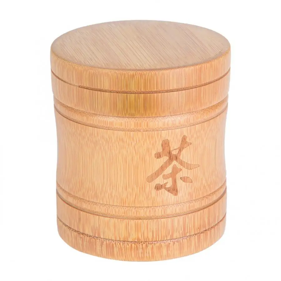 Экологически чистая банка портативная емкость для чая крышка ручной работы