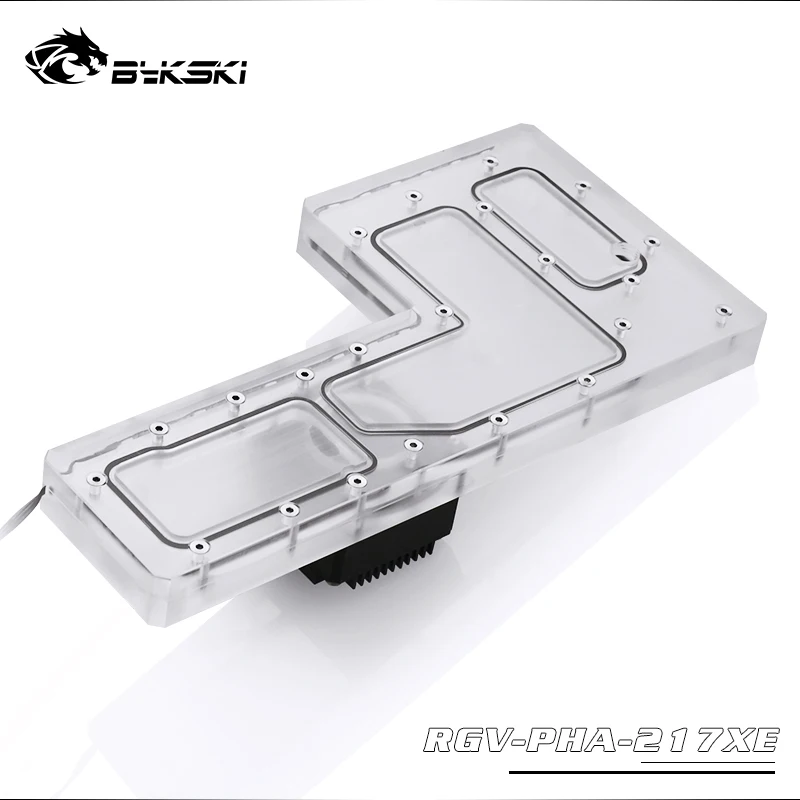 Bykski резервуар для воды для Phanteks 217XE чехол для компьютера, прозрачный водный диск, водяное охлаждение резервуар, RGV-PHA-217