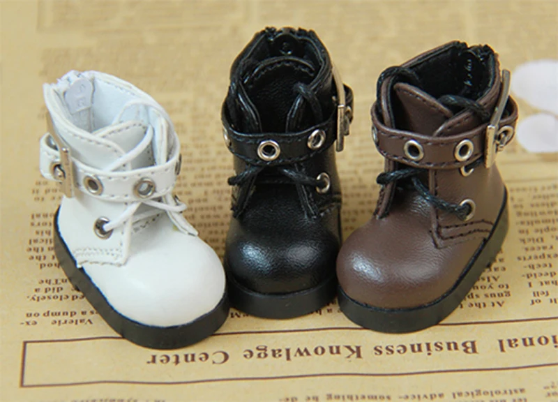 

1/6 BJD Leather Boots Shoes For Doll Msd SD BJD Cute Shoes Doll Accessories