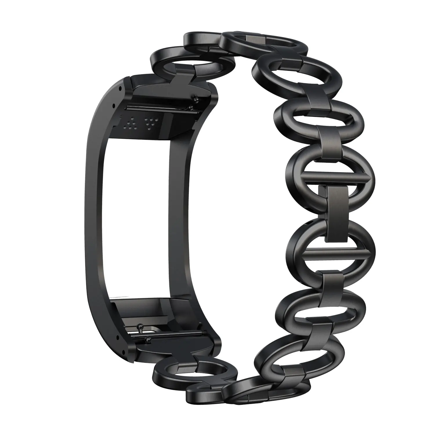 Ремешок из нержавеющей стали для Garmin Vivosmart HR полосы эллиптический стиль металлический браслет Repalcement для Vivosmart HR SmartWatch