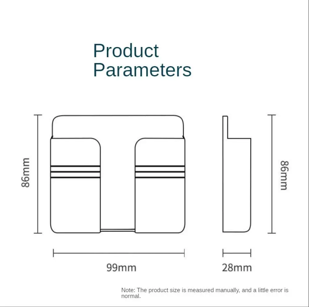 remote control mobile phone charging hanging holder multifunction wall mounted plug bracket storage box for home kitchen office free global shipping