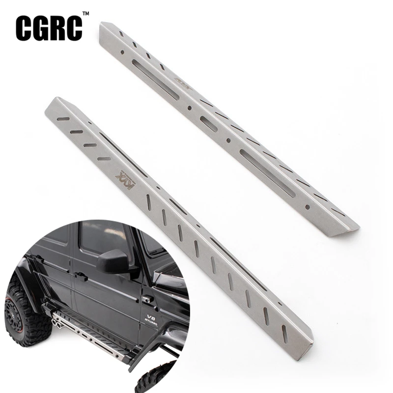 Металлическая защита педали из нержавеющей стали для 1/10 Rc Crawler Traxxas TRX 6 G63 1