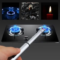 electric lighter 360 rotation usb rechargeable cigarette lighters long kitchen electronic no smell lighters windproof plasma ahc