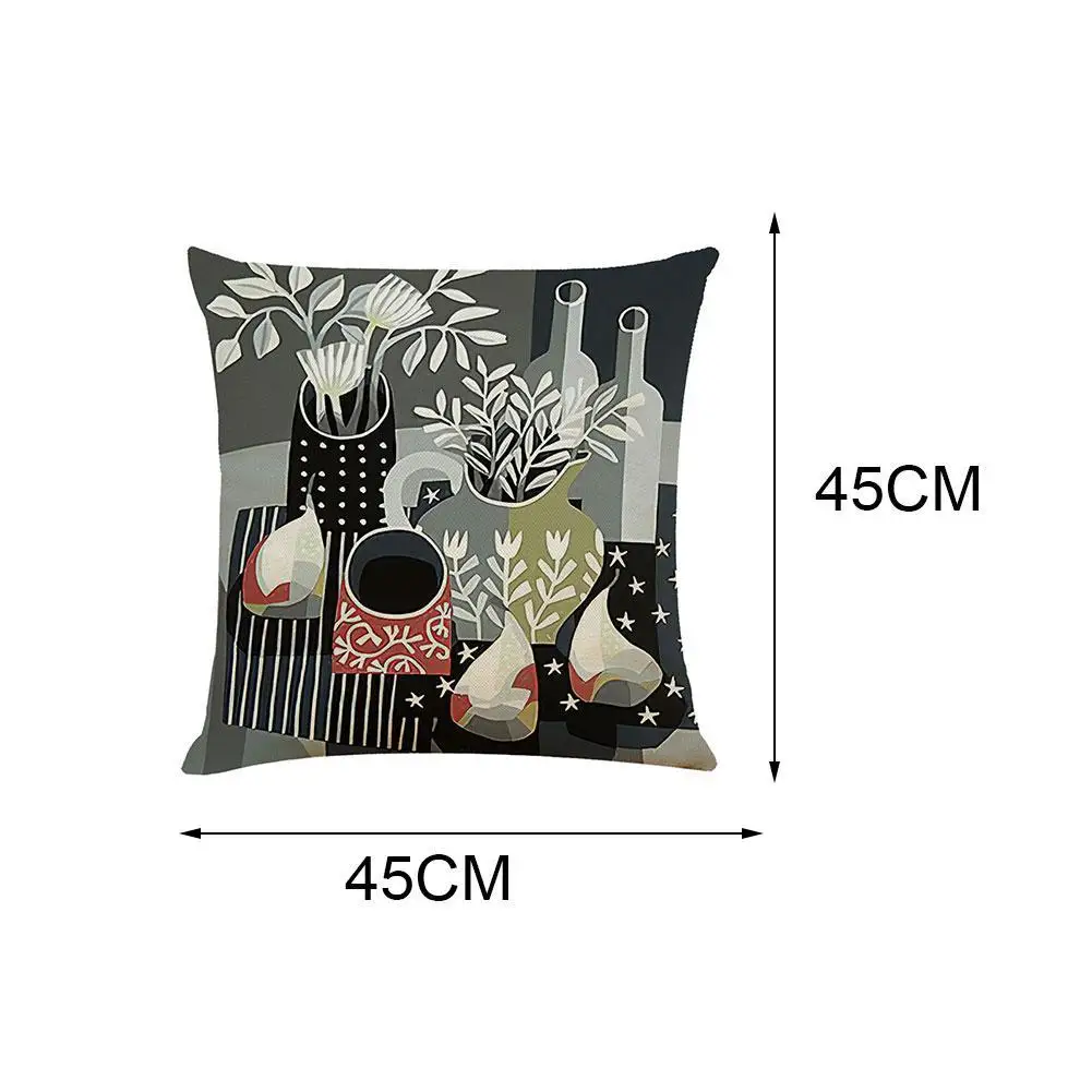 

1pc Home Furnishing Pillow Case Art Cushion Cover Chair Supplies Decoration Family Seat Case Car Pillow Party Decoration We L4K3