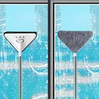 Многофункциональные плоские швабры для мытья окон, двухсторонняя щетка для мытья окон, инструменты для домашней уборки