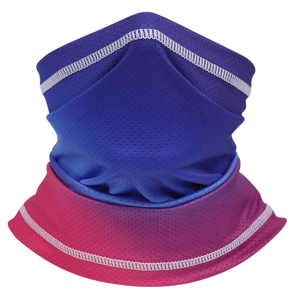 Защита от УФ лучей повязка на шею шарф Балаклава полумаска для лица белые банданы