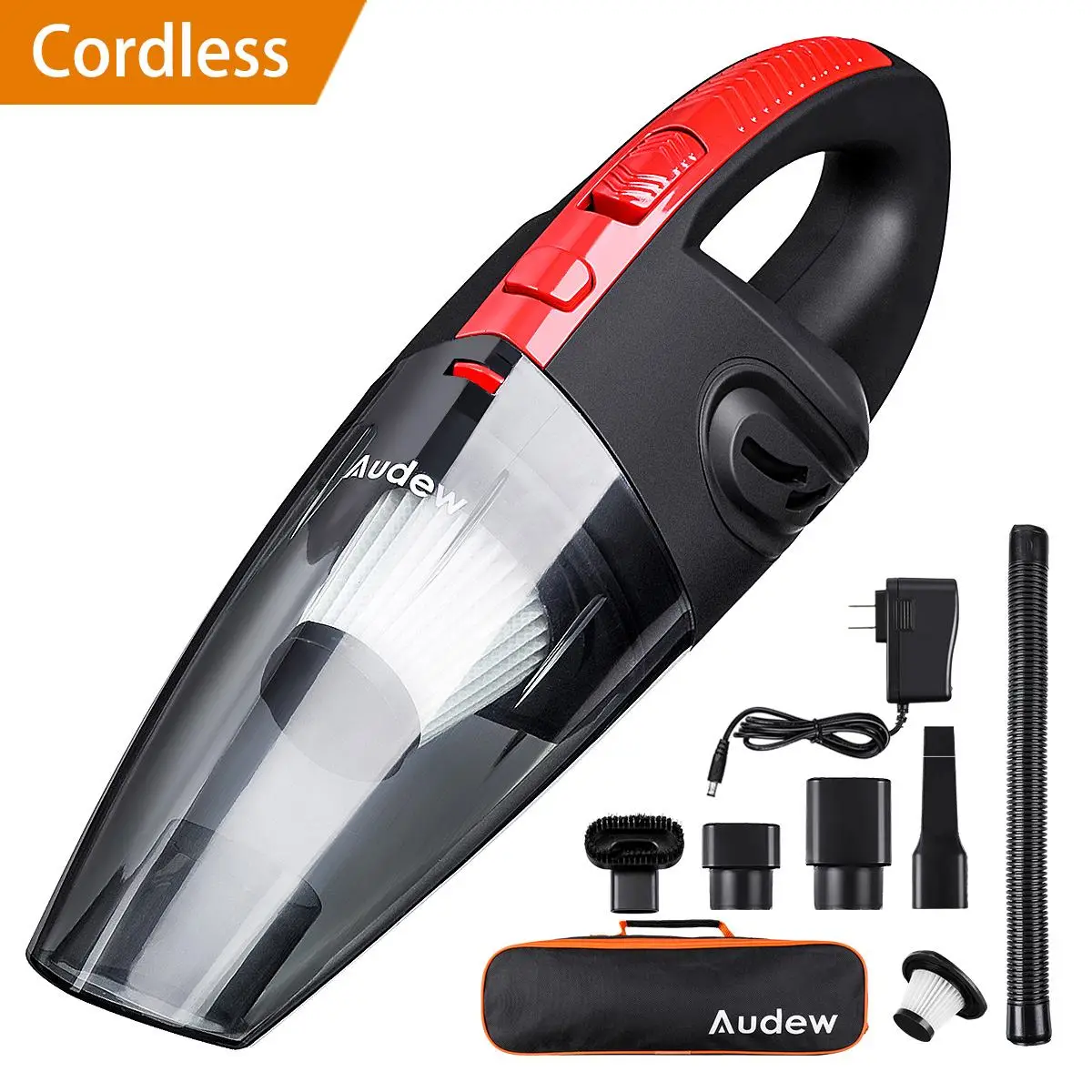 

AUDEW 120W 2200mAh Cordless Handheld Home Vacuum Cleaner HEPA Filter Mini Portable Car Rechargeable Wet Dry Use EU/UK/US Plug