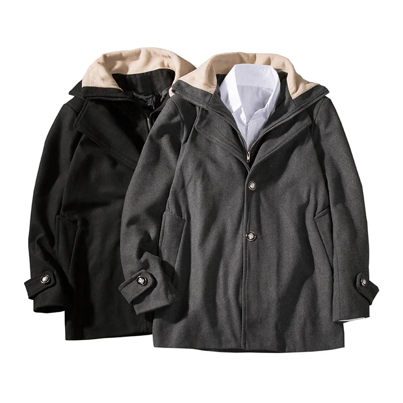 Мужской ветрозащитный тренчкот Мужская одежда ветровка пальто для мужчин