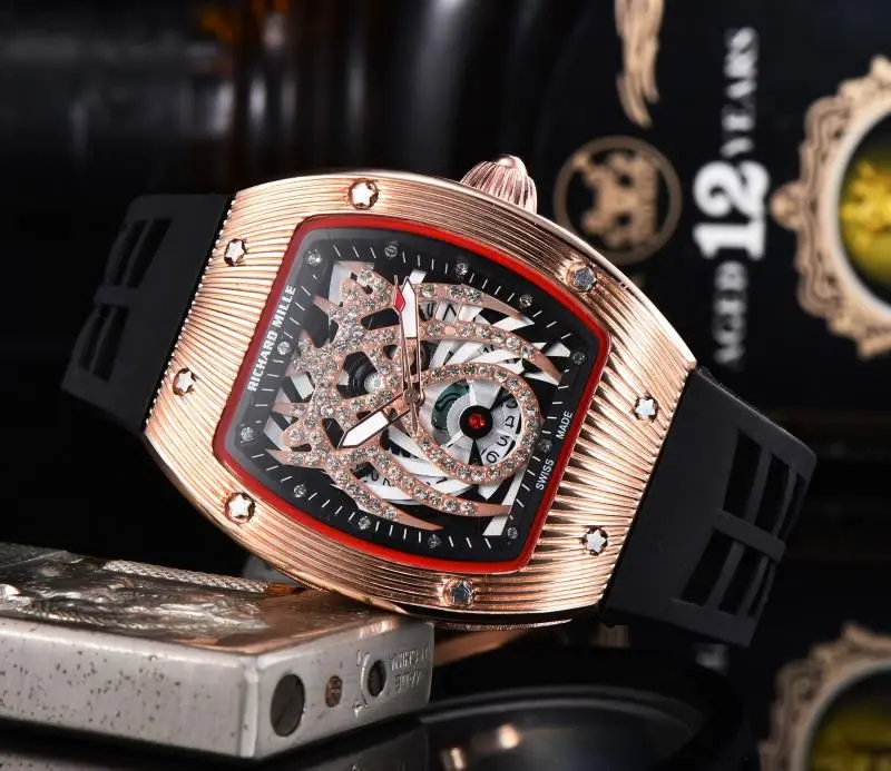 

Quartz full-function Guitou men's tape fashion watch