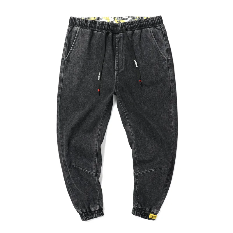 Gersri модные мужские джинсы повседневные свободные ботильоны Длина джинсовые