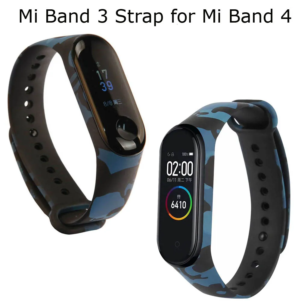 Для Xiaomi mi Band 4 браслет Smartwrist mi band 3 силиконовый ремешок 50 шт