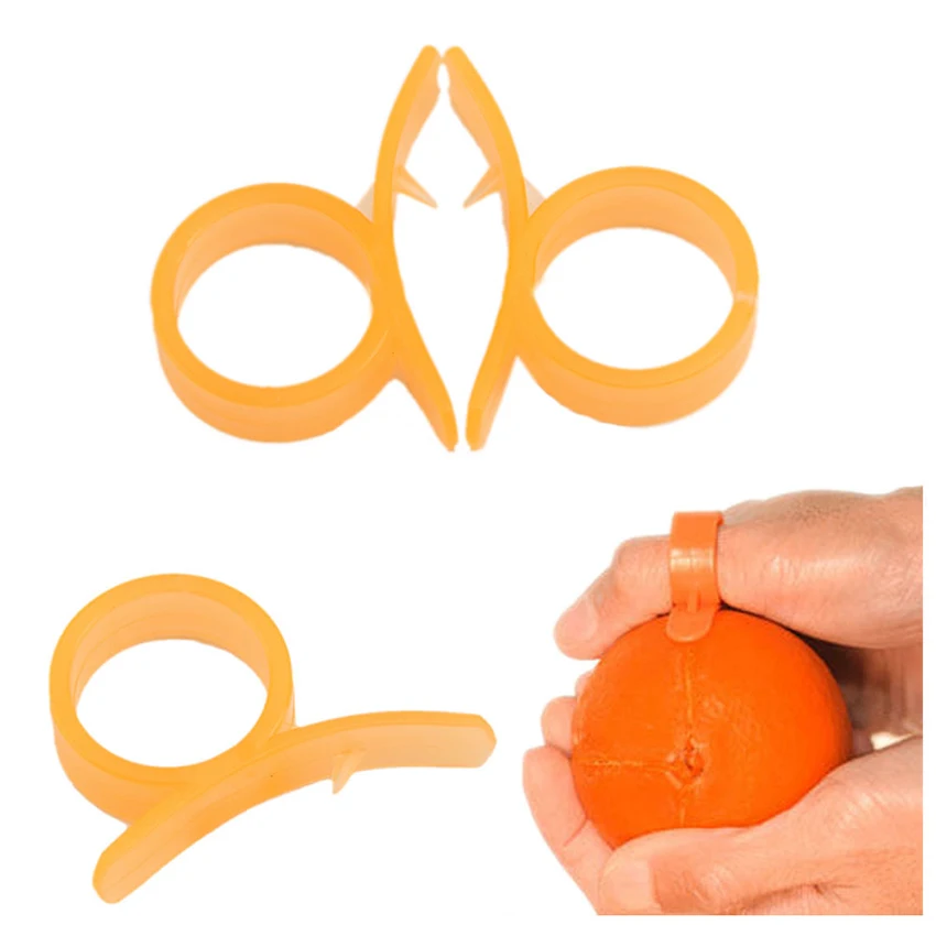 5Pcs Portable Fruit Peeler Slicer Lemon Citrus Grapefruit  Orange Skin Remover Cutter Opener Easy Slicer Kitchen Tools images - 6