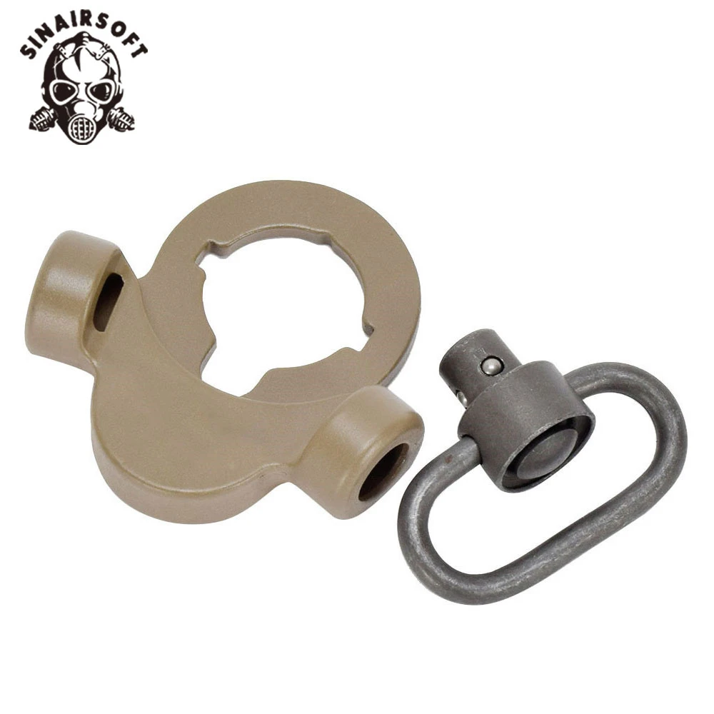 Полная металлическая двухсторонняя насадка QD Sling Swivel Dual Side End Plate Flexible Mount Push Botton