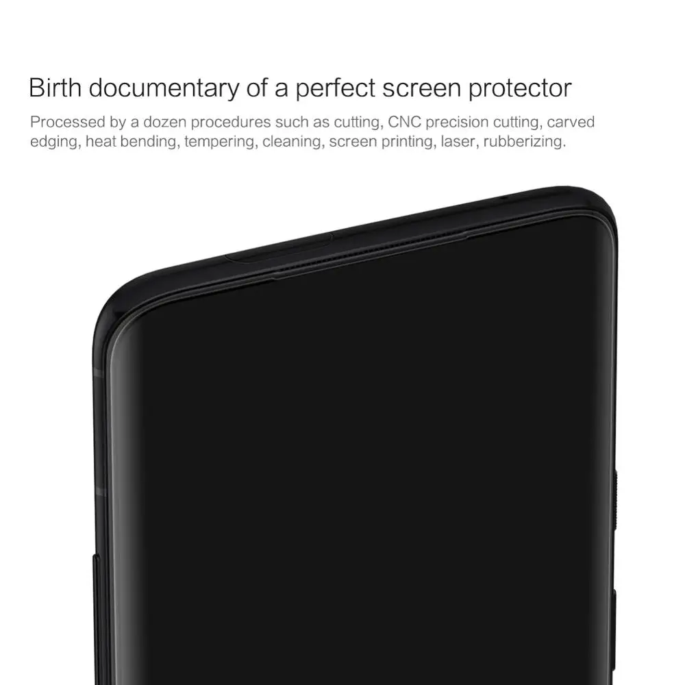 Для oneplus 7 pro стекло Nillkin 3D CP + MAX полное покрытие 2.5D 0 33 мм закаленное Защита экрана