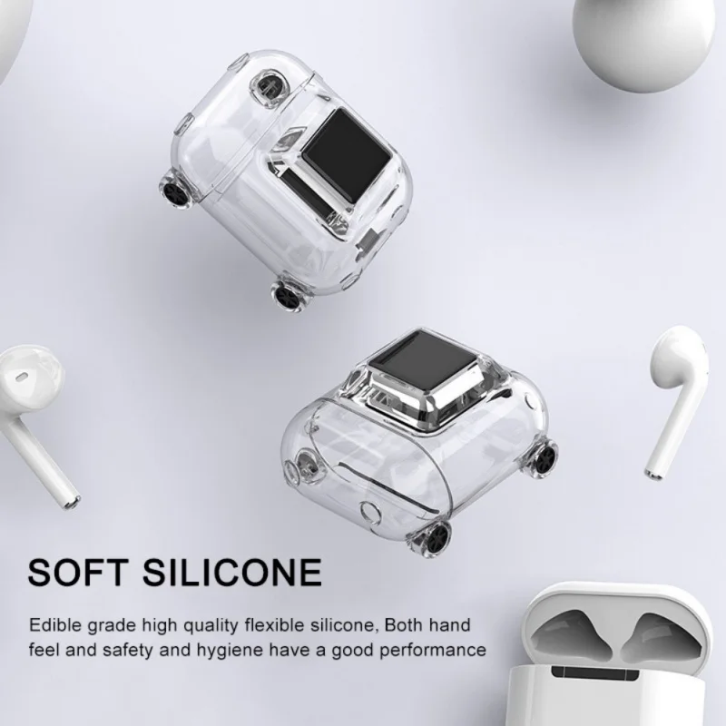 Защитный чехол для AirPods 1/2 женский портативный защитный из тпу наушников |