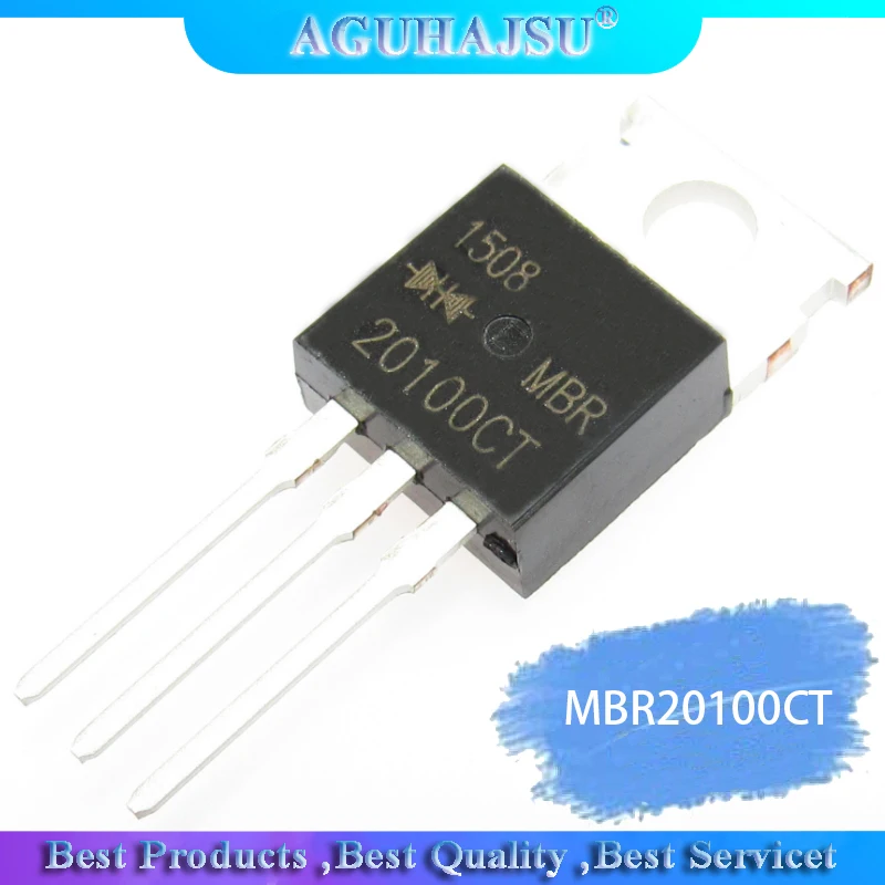 10 шт. MBR20100CT MBR20100 TO220 20100CT Диод выпрямителя Шоттки 20A 100В до 220 упаковка|Интегральные
