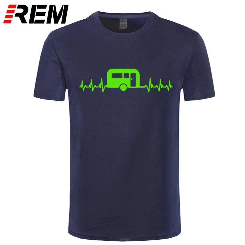 Футболка REM Its In My Heart Beat Caravanning футболка кемпингера С фургоном Бесплатная P & для