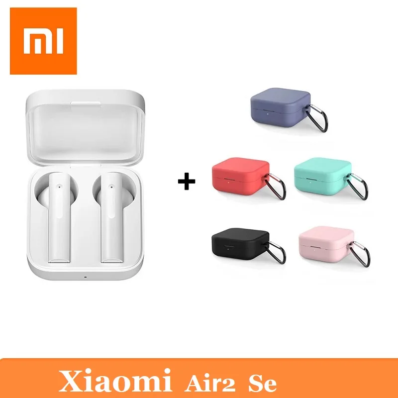 Xiao Mi Air 2 SE наушники вкладыши TWS с спорта True Wireless Bluetooth V5.0 бас AirDots Pro 20 часов батарея