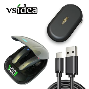 Беспроводные наушники-вкладыши, Bluetooth, 5,1, спортивные, водонепроницаемые, с сенсорным управлением и глубоким басом, с микрофоном, зарядка USB-C