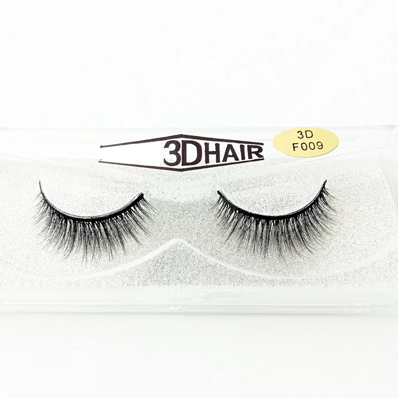 Модные сексуальные норковые ресницы 3D невидимая лента натуральные черные ПОЛНАЯ