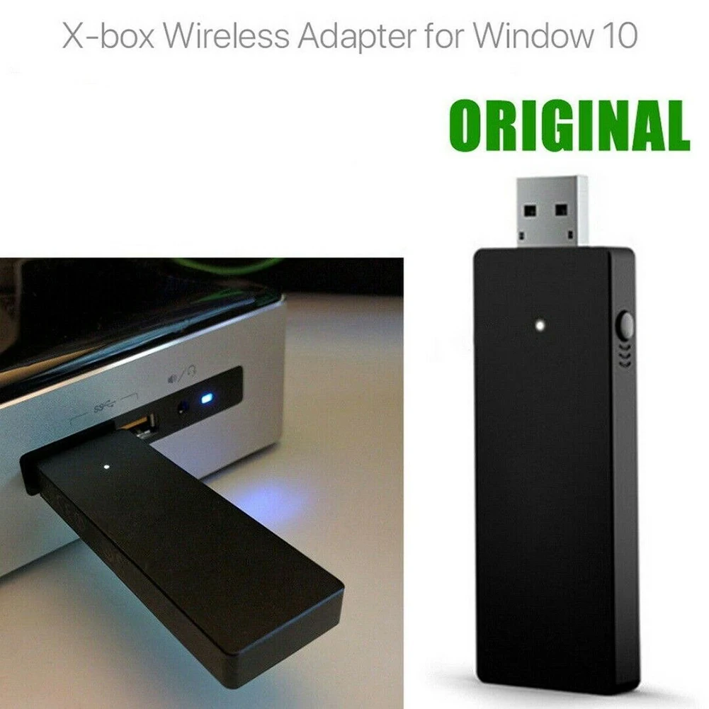 USB-адаптер для беспроводного геймпада XBOX One совместим с Windows 7/8/10 | Электроника