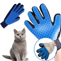 pet dogs cats grooming gloves combs deshedding cleaning bathing hair remover brush for animal combing massage rubber mitten