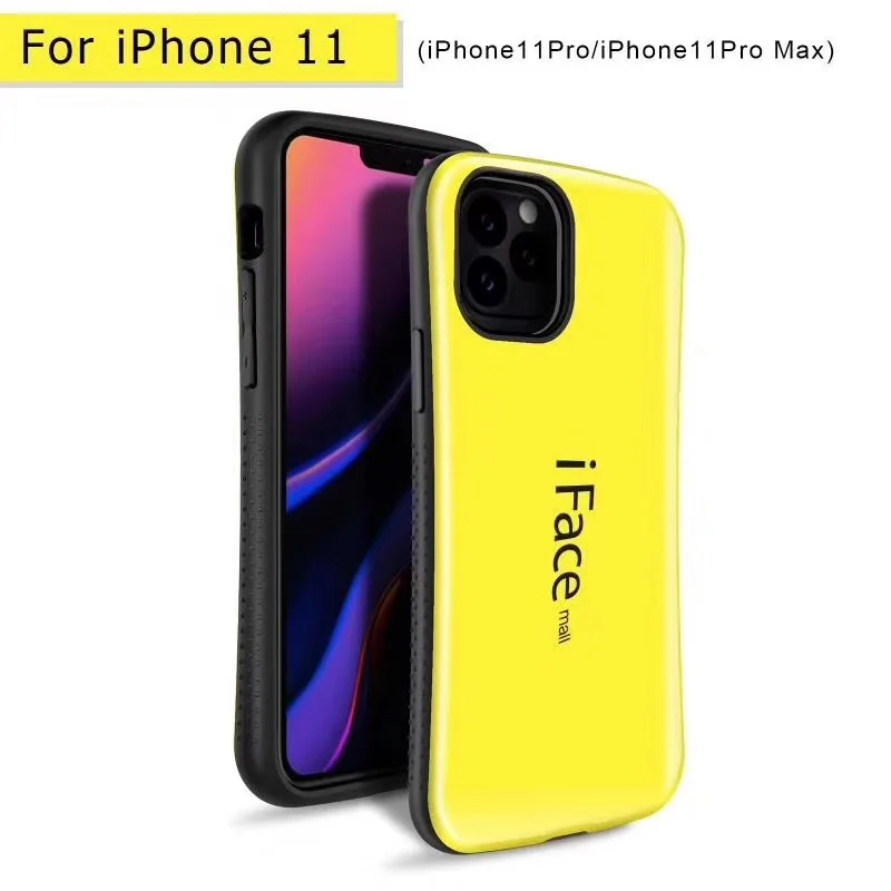 Чехол iFace mall для iPhone 11 Pro Max амортизирующий бампер ПК + ТПУ задняя крышка чехол