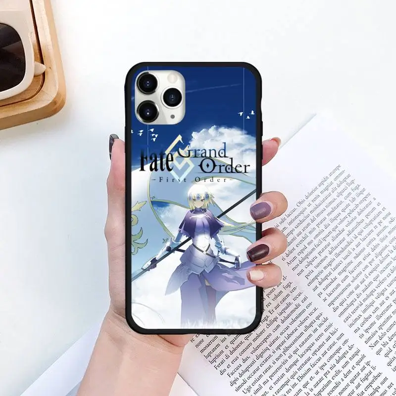 

Fate Grand Order Anime Phone Case for iPhone 11 12 pro XS MAX 8 7 6 6S Plus X 5S SE 2020 XR Luxury brand shell funda coque