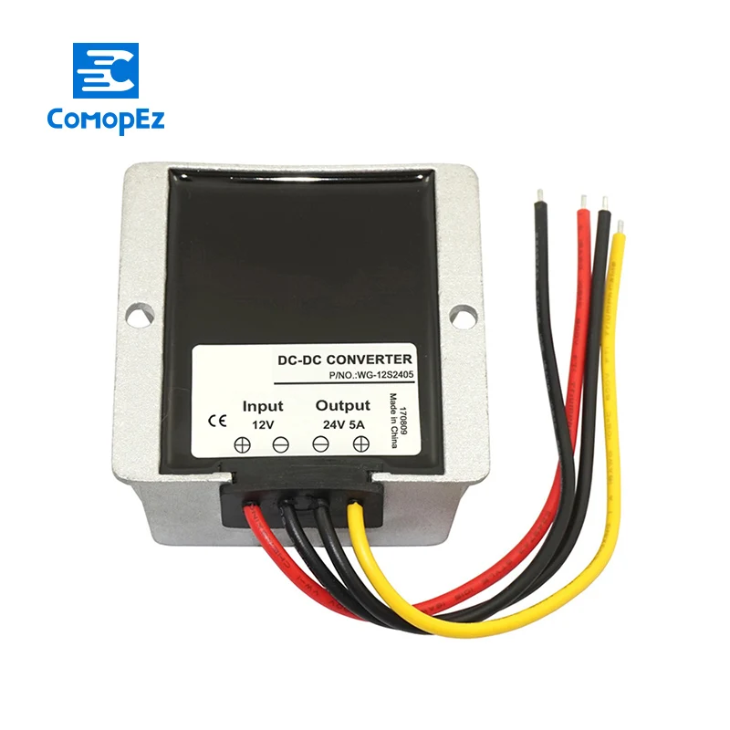 

12V to 24V Boost Converter Car Power 12 Volt to 24 Volt 3A 5A 10A 15A 20A Step-up DC-DC Conversor Car Power Supply Converter