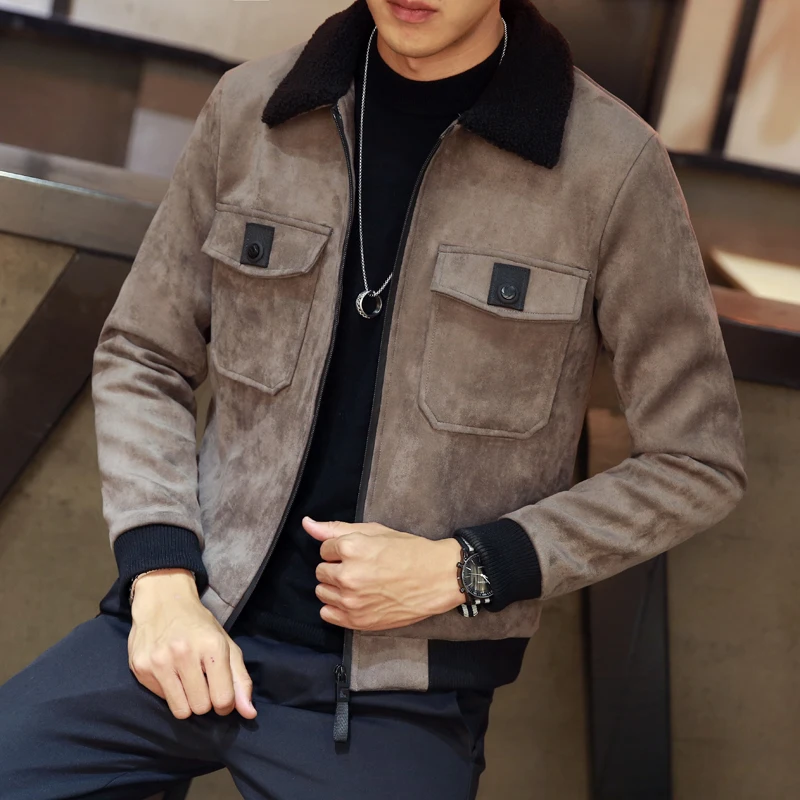 

Men's jacket autumn and winter 2021 new Korean version of the trend of autumn casual Slim handsome baseball men's autumn jacket