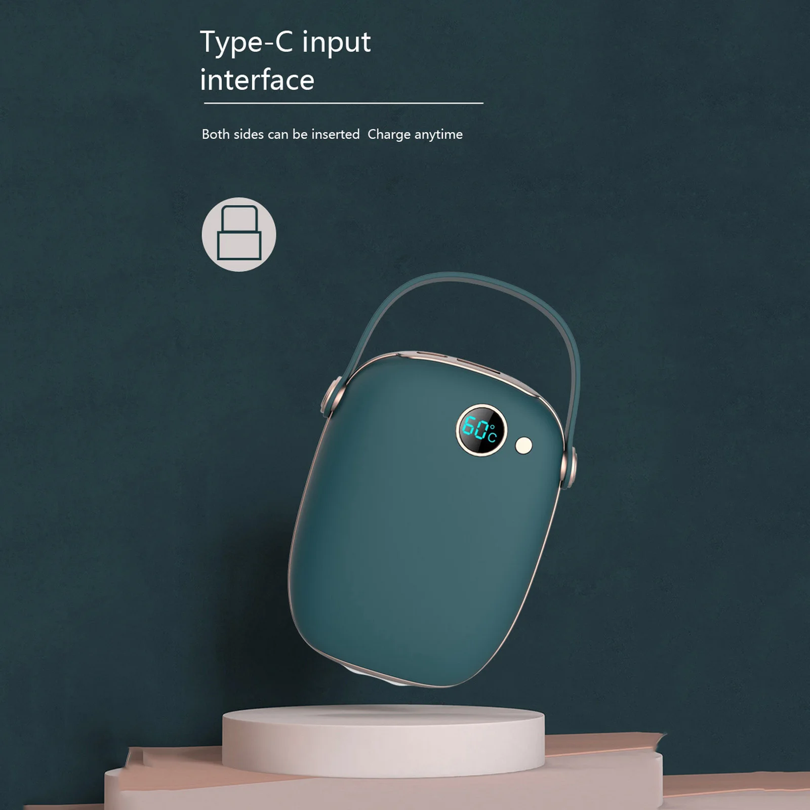 Электрическая мини-грелка для рук 10000 мАч внешний аккумулятор USB-зарядка зимний