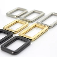 1pcs metal wire formed rectangle ring buckle loops for webbing leather craft bag strap belt buckle garment luggage diy accessory