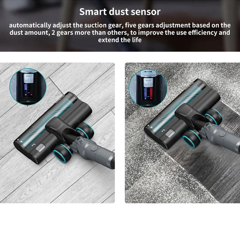 Ручной беспроводной складной пылесос Redkey F10 23 кПа Съемная батарея все в одном