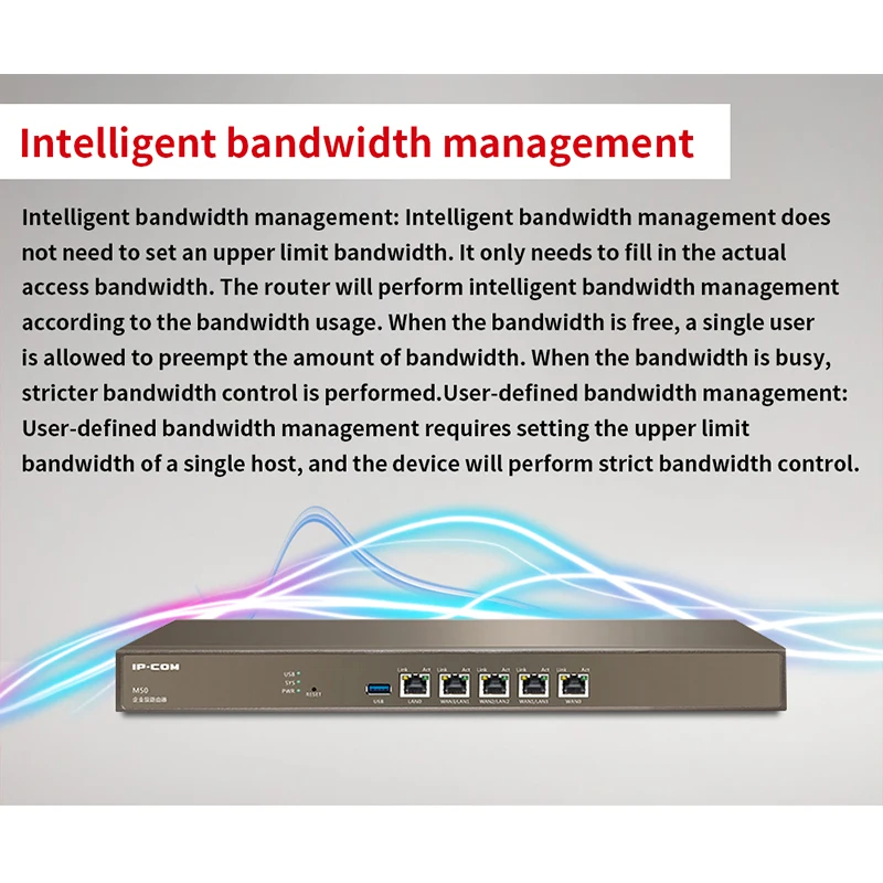 IP-COM M50 200-Person Enterprise Router 5 10/100/1000M RJ45 порт Roteador 800 MHZ сетевой Ретранслятор с поддержкой