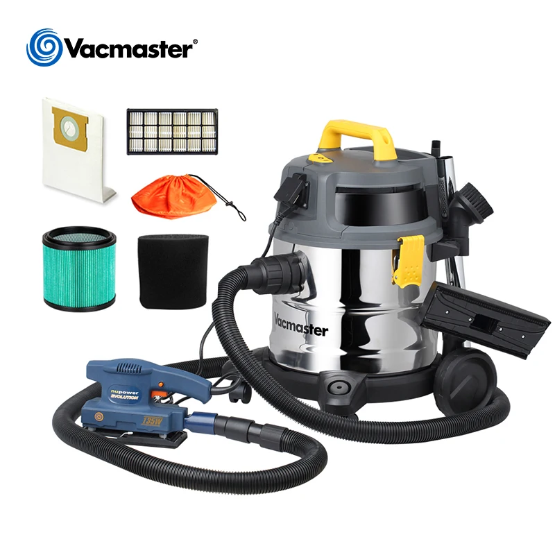 

Пылесос Vacmaster для сухой и влажной уборки, 20 л, с гнездом для электроинструментов