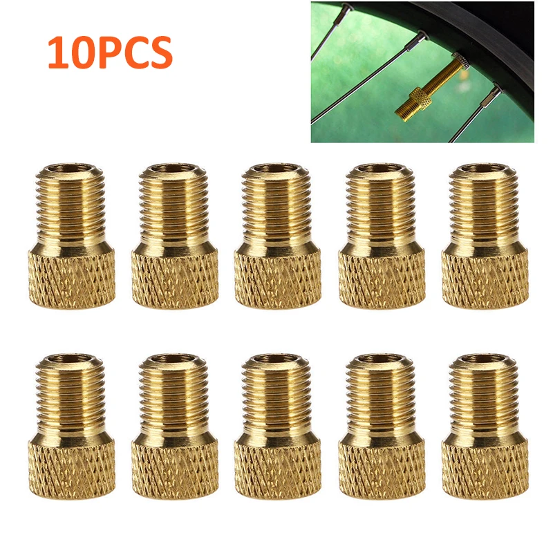 

Новинка; 10 шт. адаптер клапана велосипеда конвертер Sclaverand(SV)/Dunlop(DV) для автомобиля (AV) колеса газовое сопло трубки инструмент